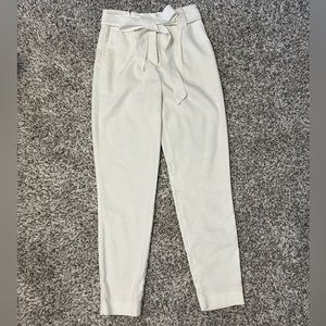 Express high-waisted paper bag pants
